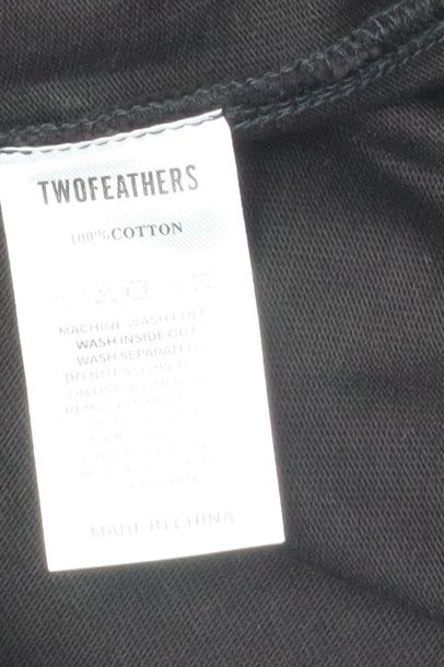 TWOFEATHERS Men's Black XL Short Sleeve T-Shirt