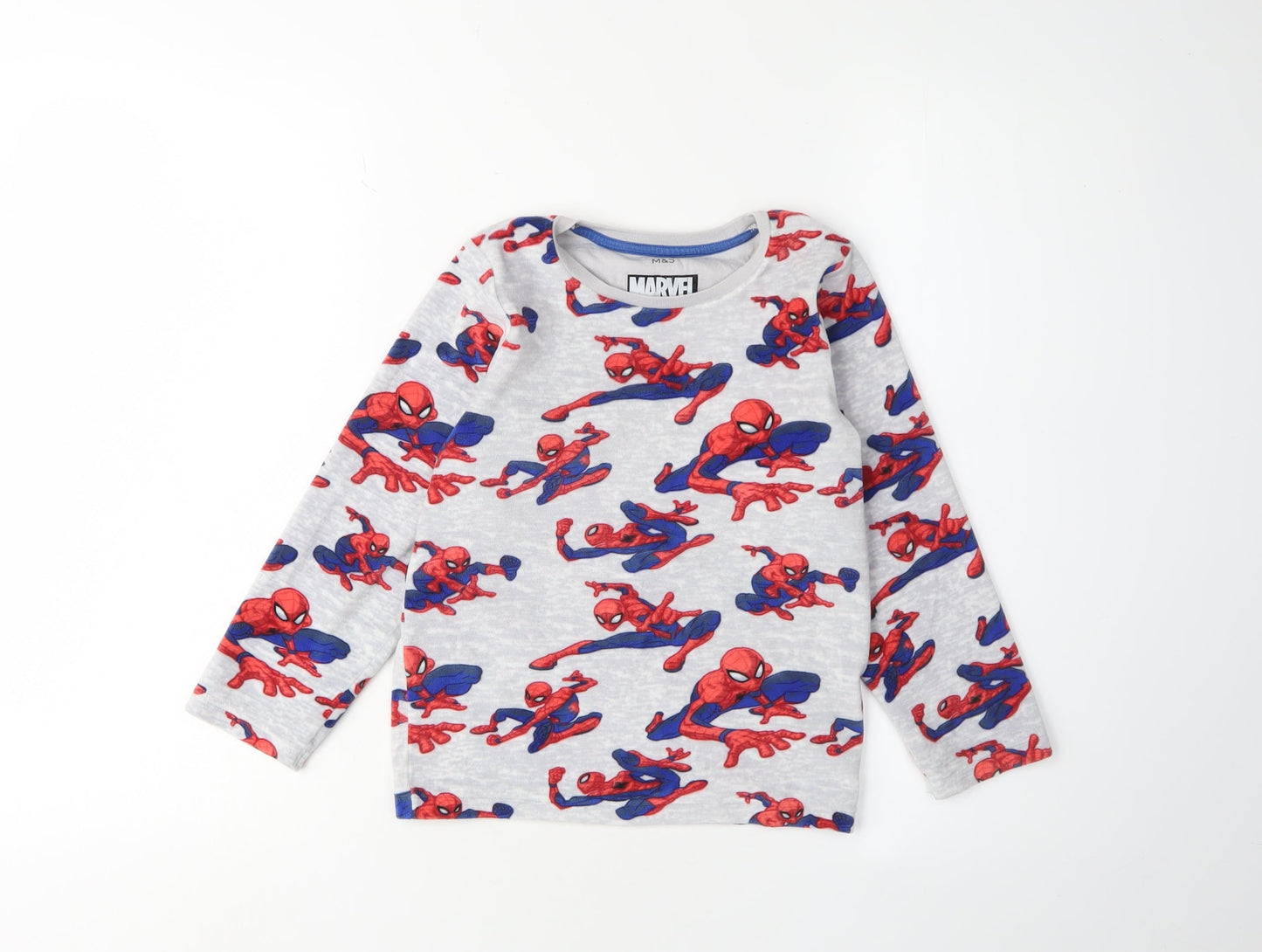 Marks and Spencer Marvel Boys Spider-Man Pyjama Top 7-8 Years