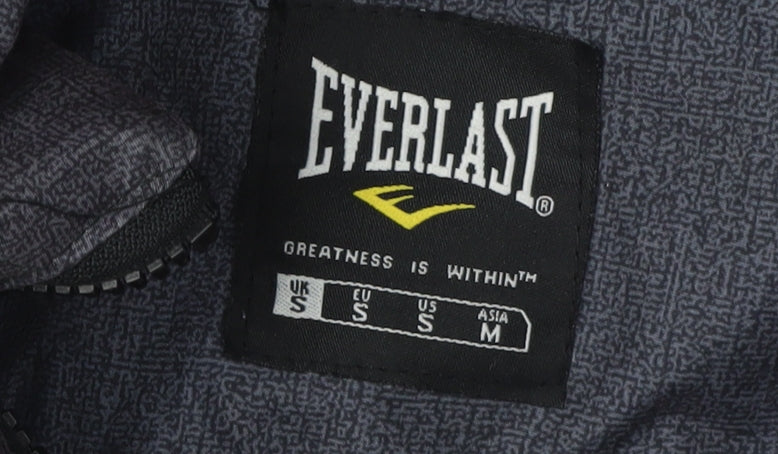 Mens UK Size S Everlast Black Bomber Jacket