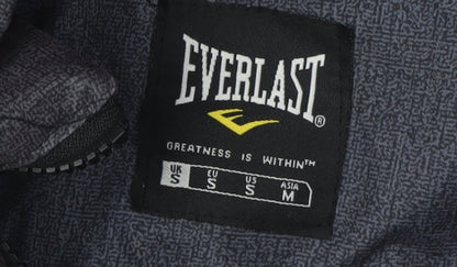 Mens UK Size S Everlast Black Bomber Jacket