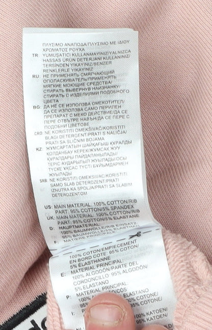 Adidas Women's Pink Hoodie Size 10 - Casual Comfort