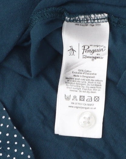 Mens UK Size L Original Penguin 100% Cotton Polo Shirt