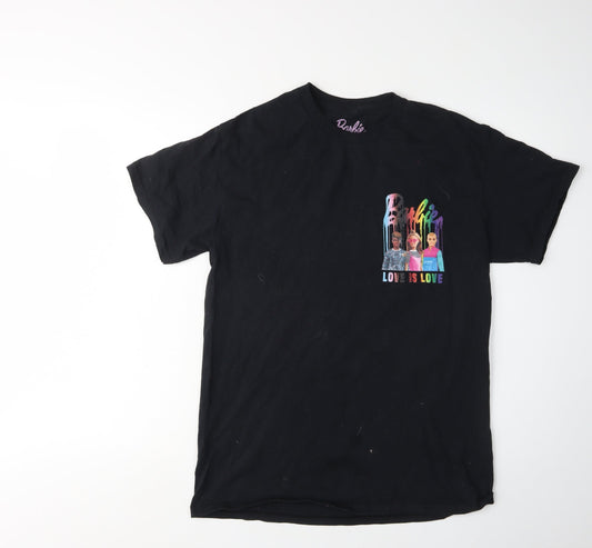 Barbie Women’s Black Pride T-Shirt Medium