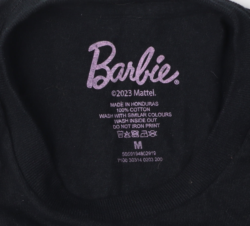 Barbie Women’s Black Pride T-Shirt Medium