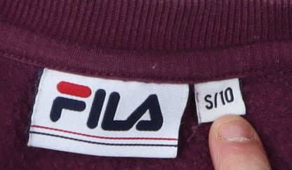 Fila Women's Red Logo Sweatshirt S Pullover