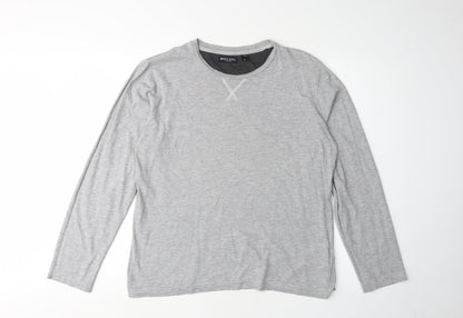 Mens UK Size S Brave Soul Grey  T-Shirt
