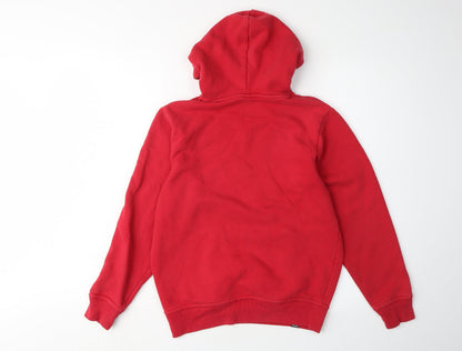 Carbrini Boys Red Pullover Hoodie, Size 10-11 Years