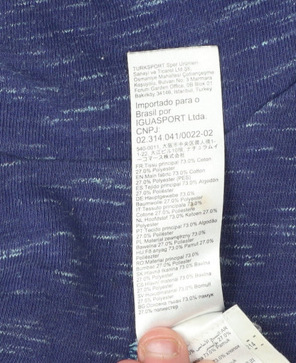 Quechua Unisex Blue Hoodie Size 12 Casual