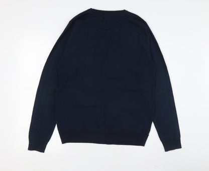 Threadbare Christmas Blue Men's M Pullover Sweater