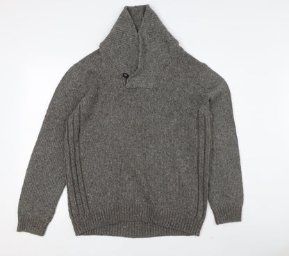 Maine Men's Grey Pullover Jumper, M