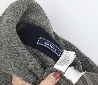 Maine Men's Grey Pullover Jumper, M