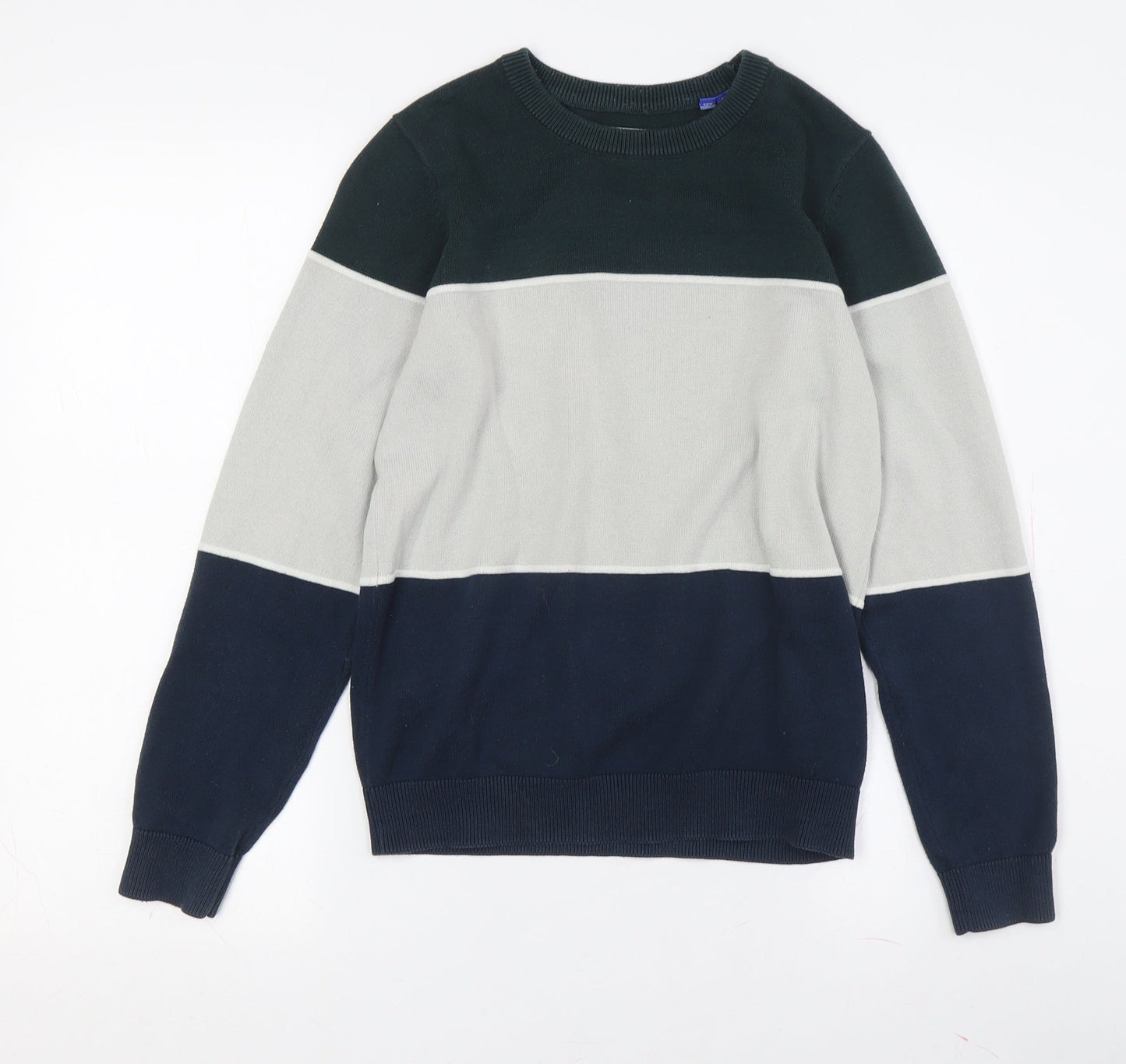 Jack & Jones Men’s Multicoloured Striped Pullover - L