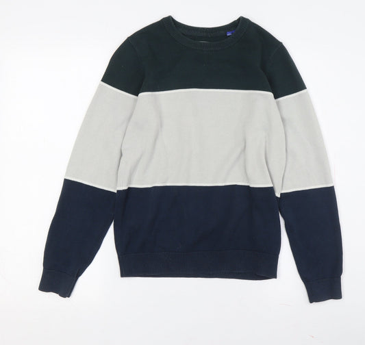 Jack & Jones Men’s Multicoloured Striped Pullover - L