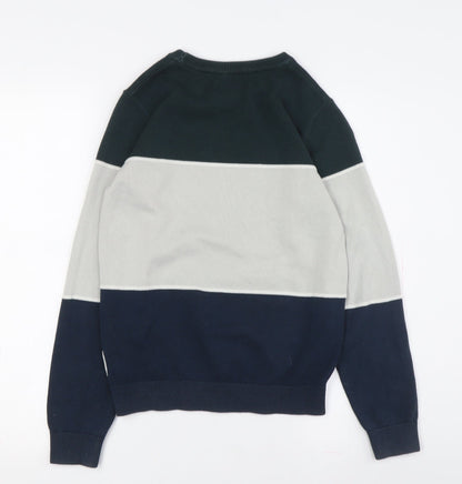 Jack & Jones Men’s Multicoloured Striped Pullover - L