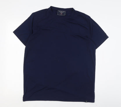 TOG TWENTY FOUR Men's Blue Crew Neck T-Shirt L