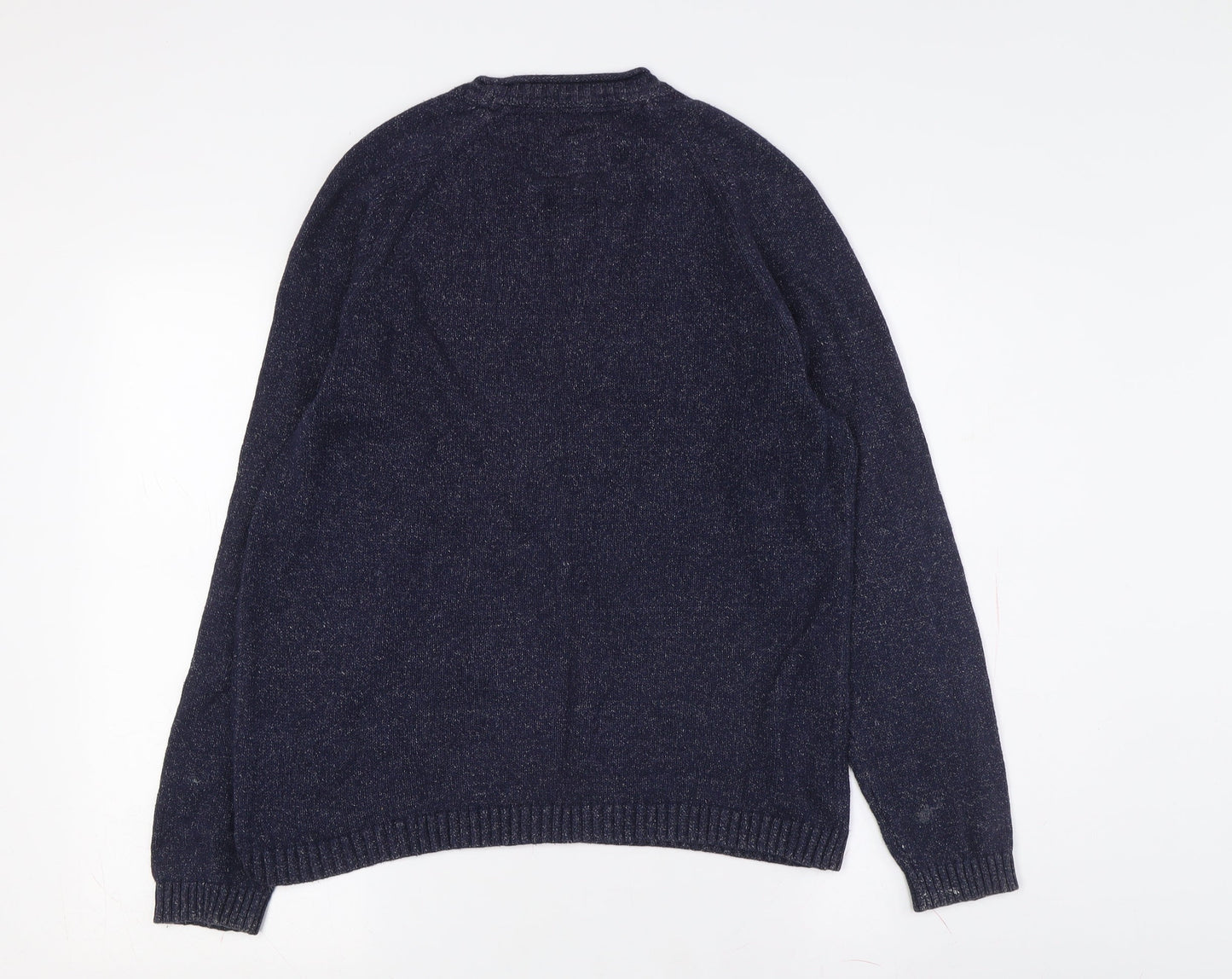 FatFace Men's Blue Wool Blend Pullover - Medium