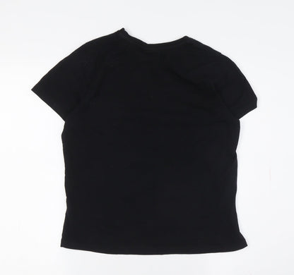 Elf Christmas T-Shirt Black L Unisex Adults