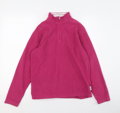 Quechua Women's Pink Fleece Sweatshirt Size 14