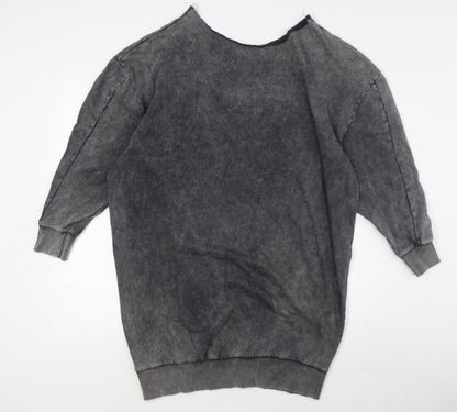 Womens UK Size 6 COLLUSION Grey Pullover Sweatshirt