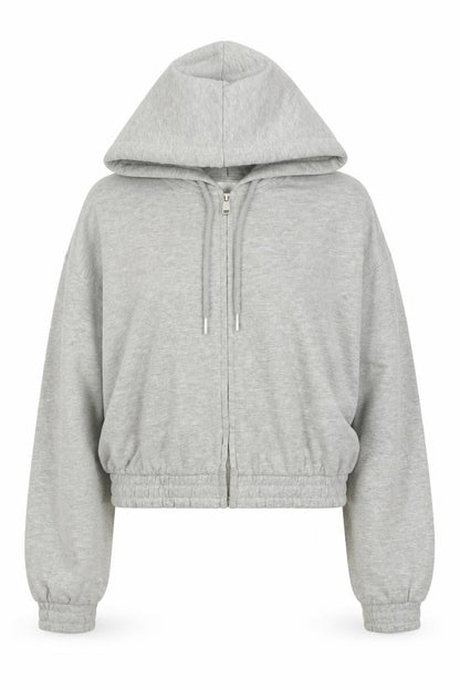 Womens UK Size S Divided Grey Full Zip Hoodie