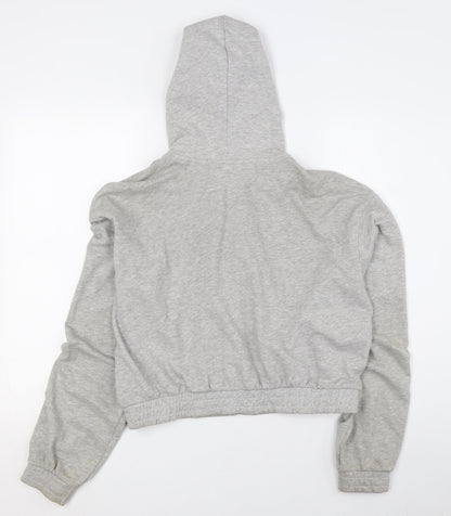 Divided Women's Grey Full Zip Hoodie Sweatshirt - S