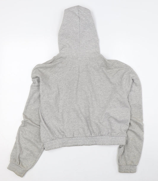 Divided Women's Grey Full Zip Hoodie Sweatshirt - S