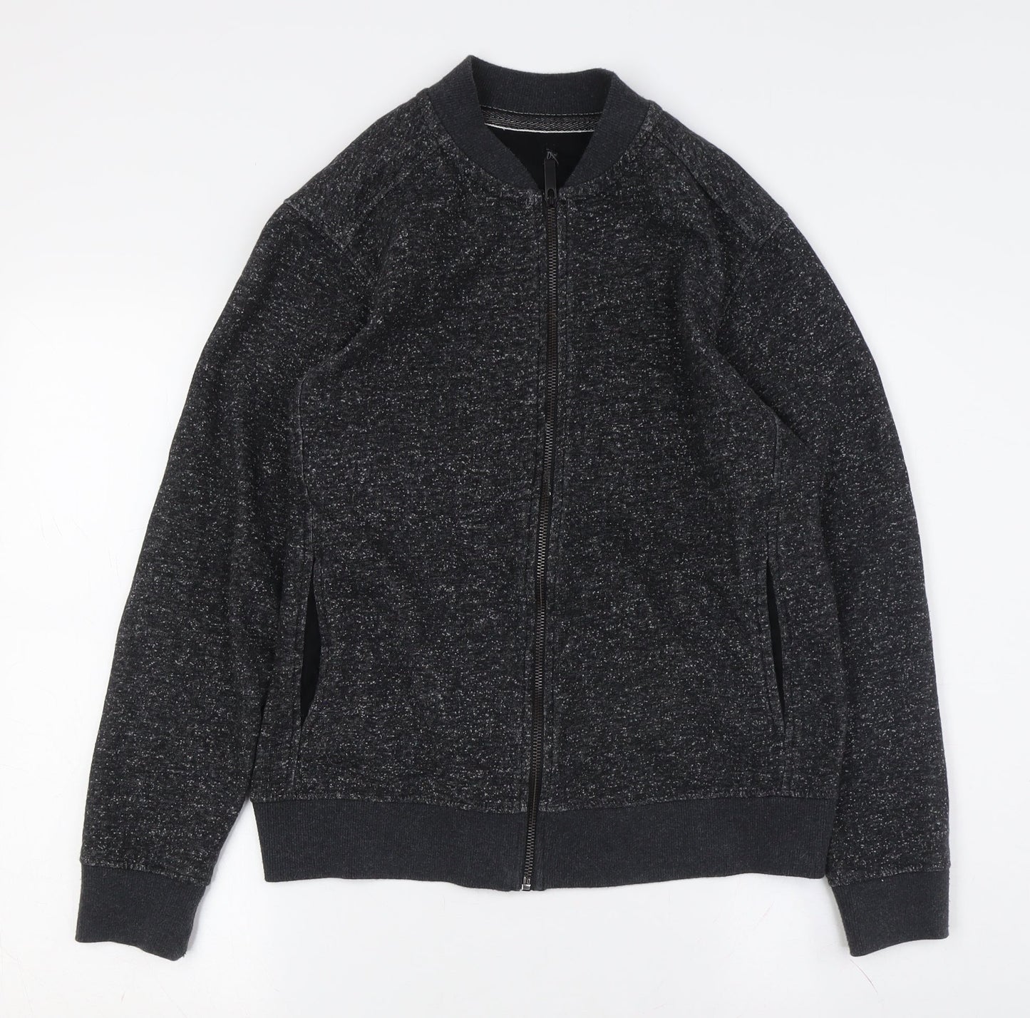 Mens UK Size S Burton Menswear Black Bomber Jacket
