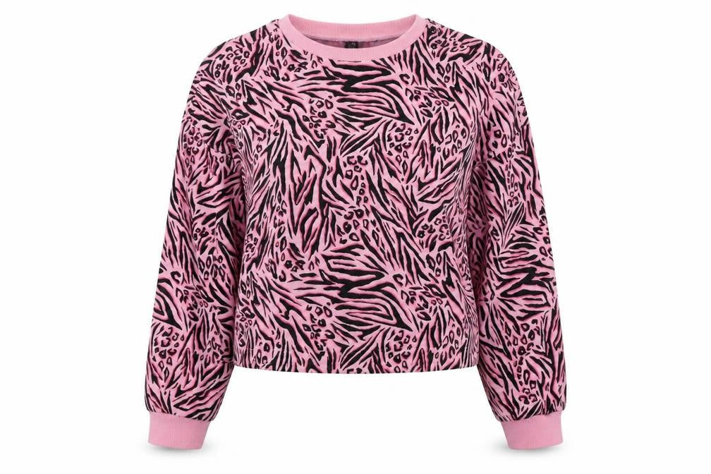 Womens UK Size M Divided Pink Pullover Sweatshirt