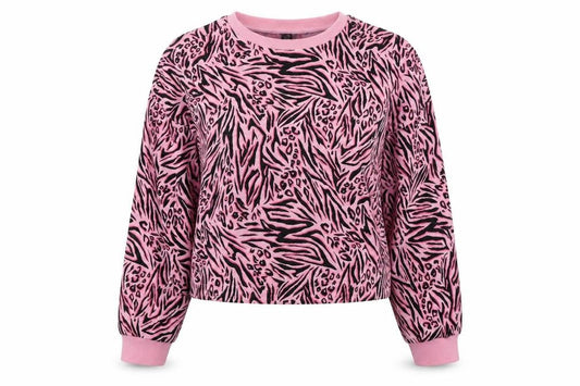 Womens UK Size M Divided Pink Pullover Sweatshirt