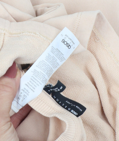 Womens UK Size 10 ASOS Beige Pullover Sweatshirt