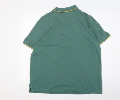 Beverly Hills Polo Club Men's Green Polo M