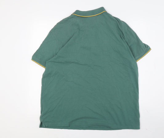 Beverly Hills Polo Club Men's Green Polo M