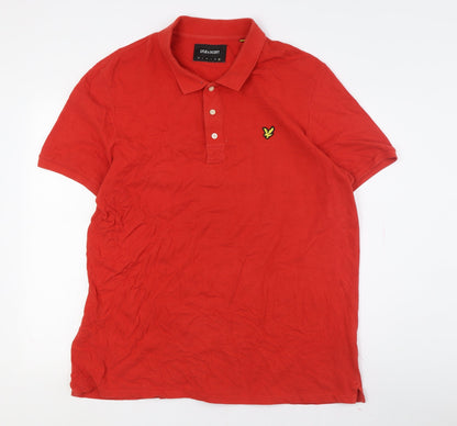 Lyle & Scott Men's Red Polo Shirt 2XL