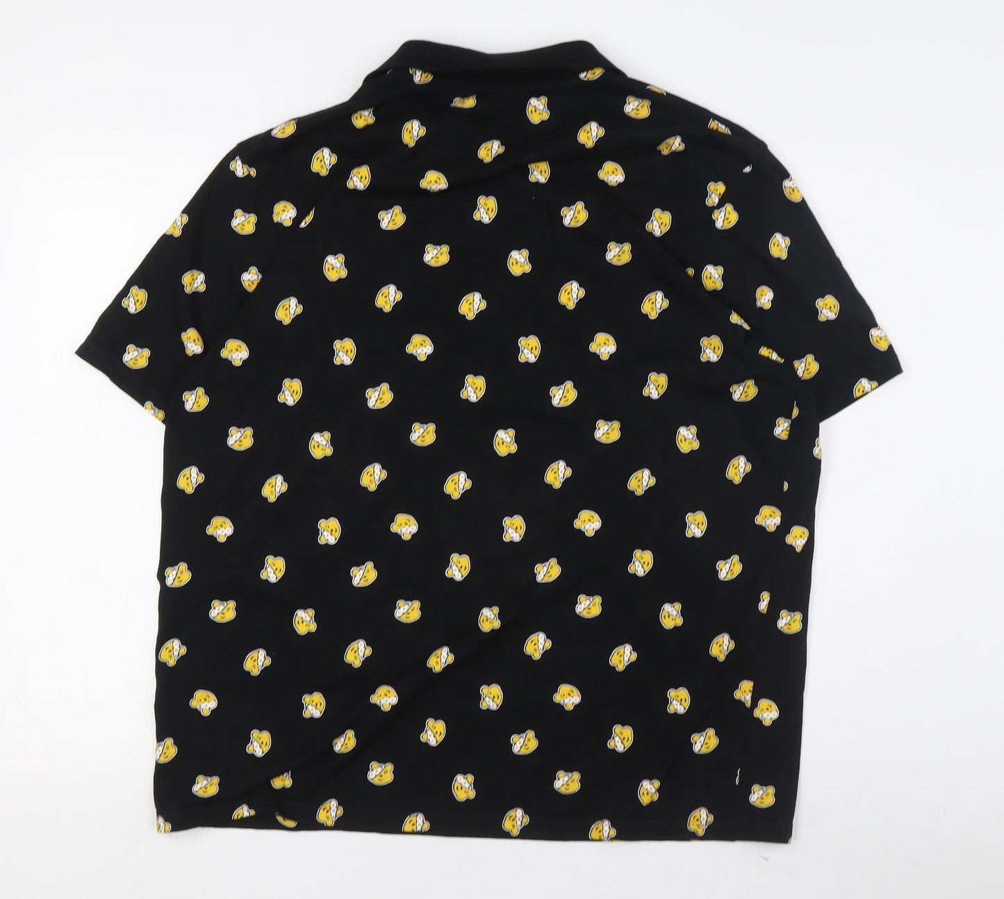 George Black Men XL BBC Cartoon Polo Shirt