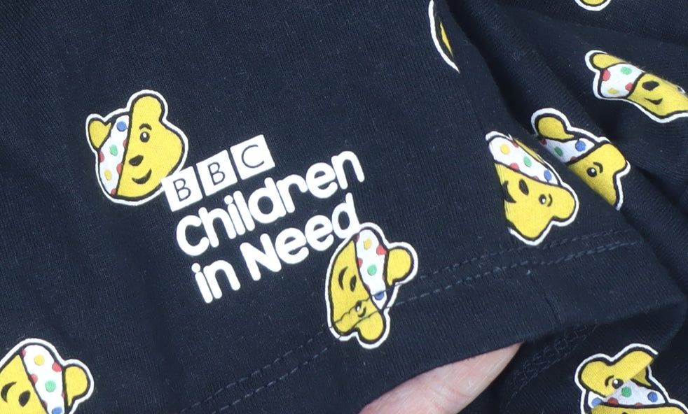 George Black Men XL BBC Cartoon Polo Shirt