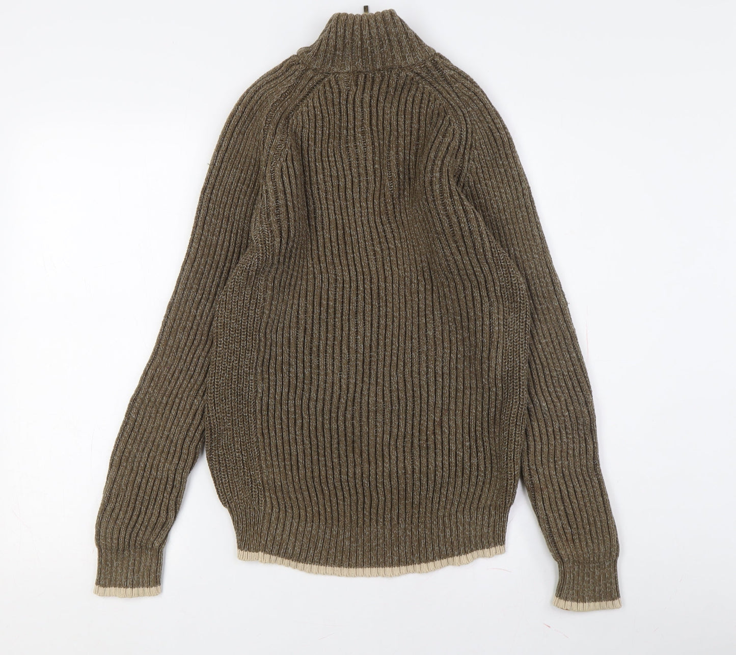 Maine New England Men's Brown Full Zip Jumper S