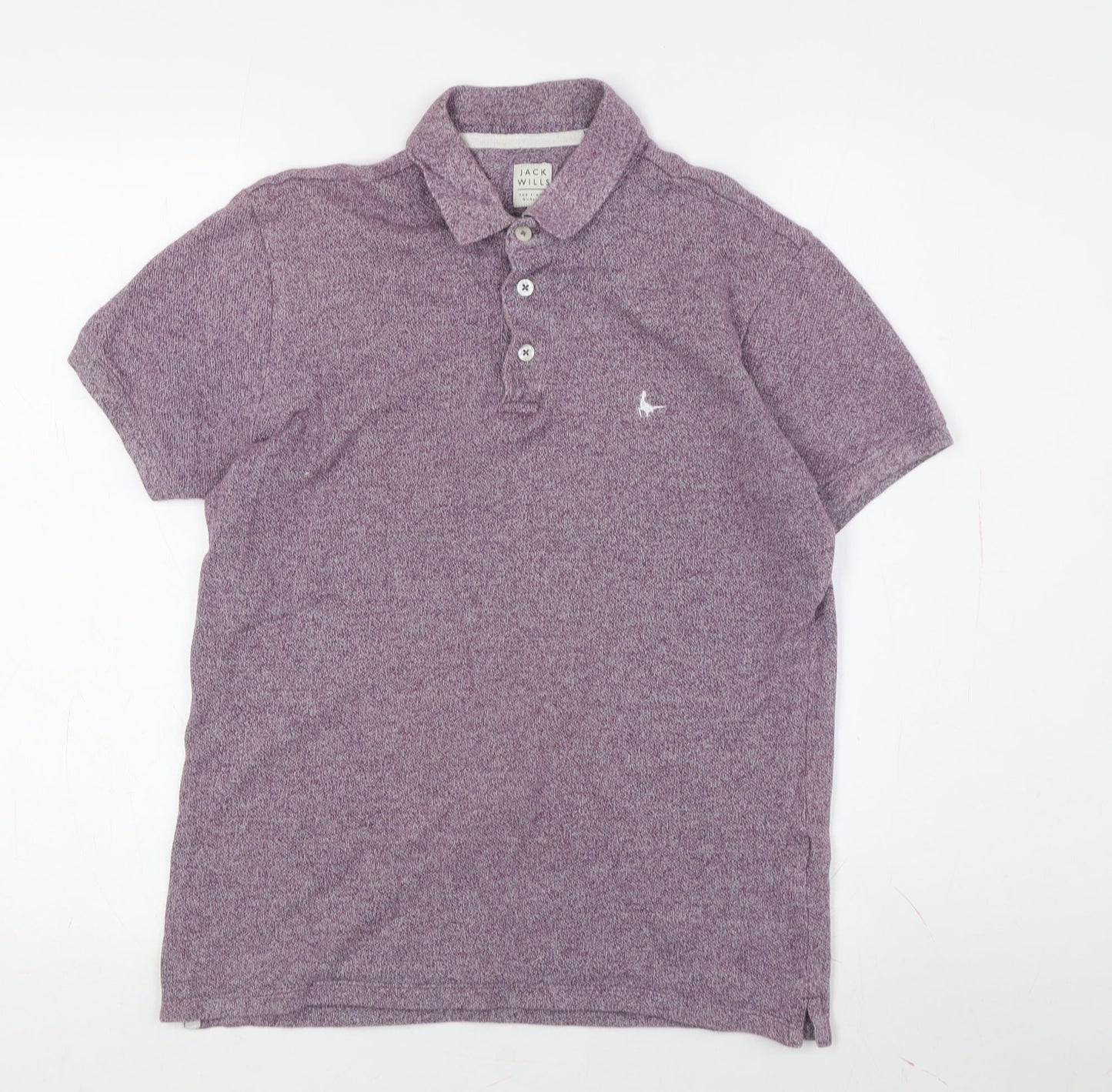 Jack Wills Unisex Purple Polo Shirt - XS Casual Style