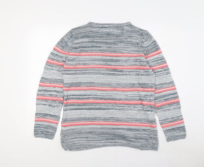 Y Collection Women's M Multicoloured Crew Neck Pullover