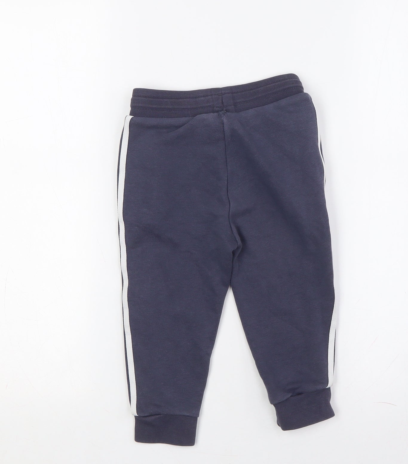 Adidas Unisex Kids Blue Jogger Trousers, 2 Years