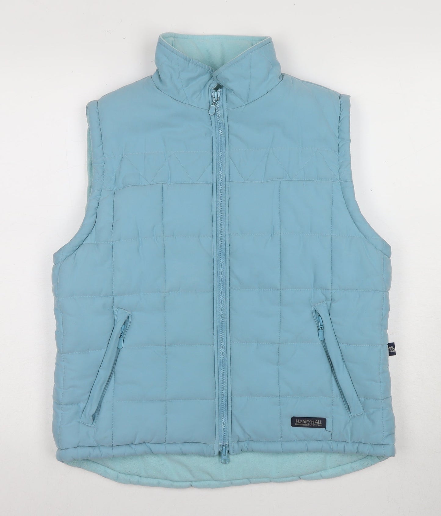 Womens UK Size S Harry Hall Blue Puffer Jacket