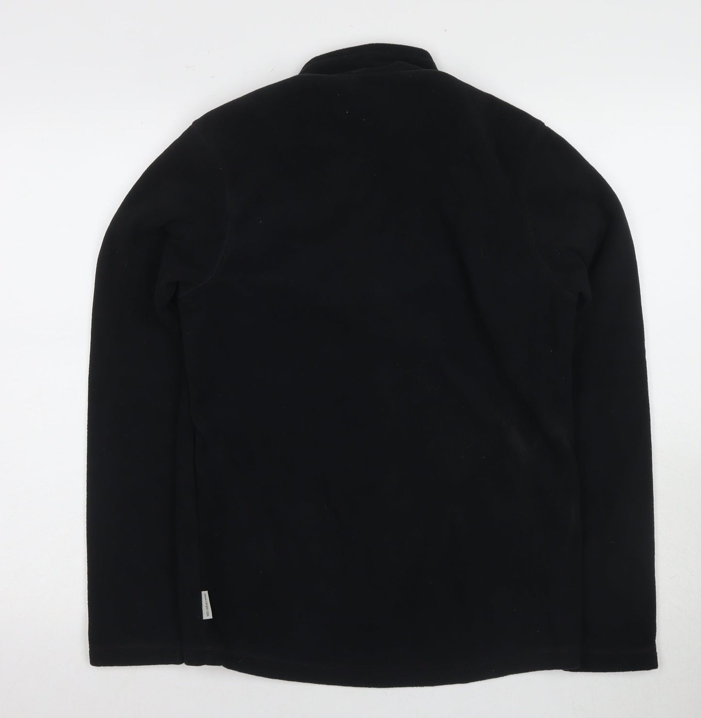 Quechua Black Unisex Fleece Sweatshirt Size 8 Pullover