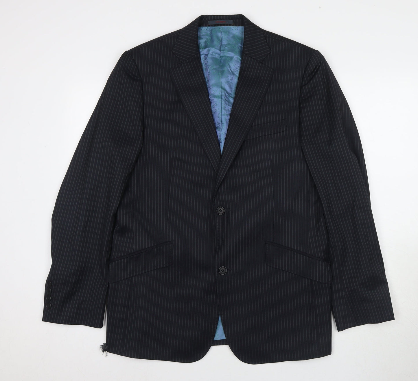 Mens UK Size 40 Ted Baker Regular Black Suit Jacket