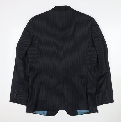 Mens UK Size 40 Ted Baker Regular Black Suit Jacket