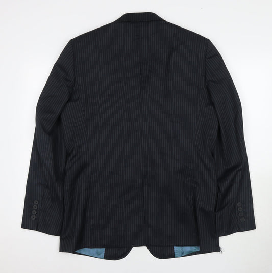 Mens UK Size 40 Ted Baker Regular Black Suit Jacket