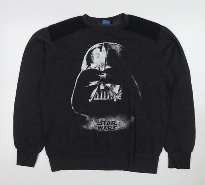 Mens UK Size S Star Wars Black Pullover Sweatshirt