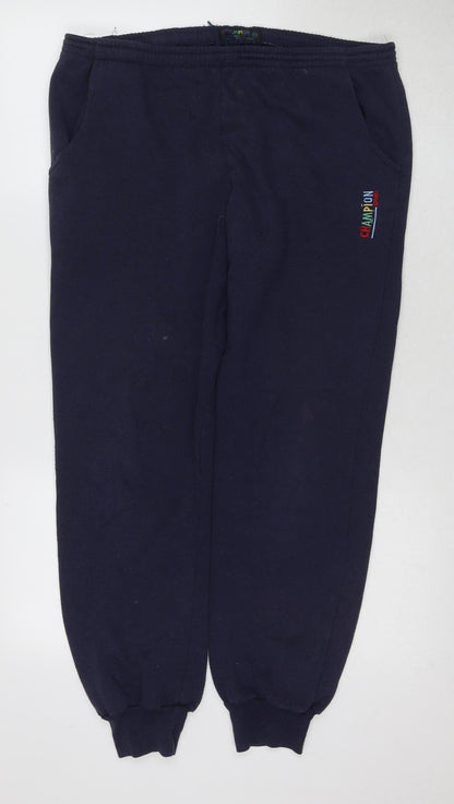 Champion Men’s Blue Jogger Trousers, M, Gym & Training