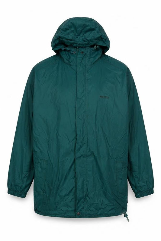 Mens UK Size M Regatta Green Windbreaker Coat