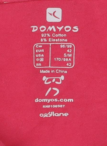 Domyos Women's Pink Full Zip Hoodie Size 14