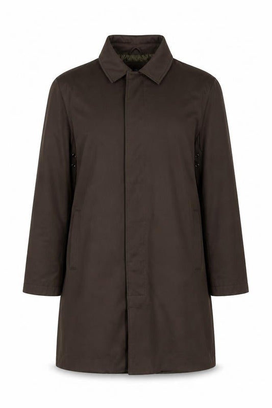Womens UK Size M Paul Berman Brown Overcoat