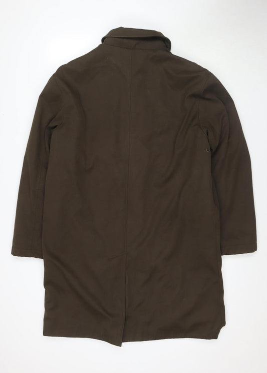 Womens UK Size M Paul Berman Brown Overcoat